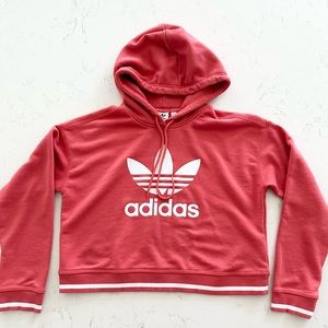 Adidas Crop Long Sleeve Hoodie